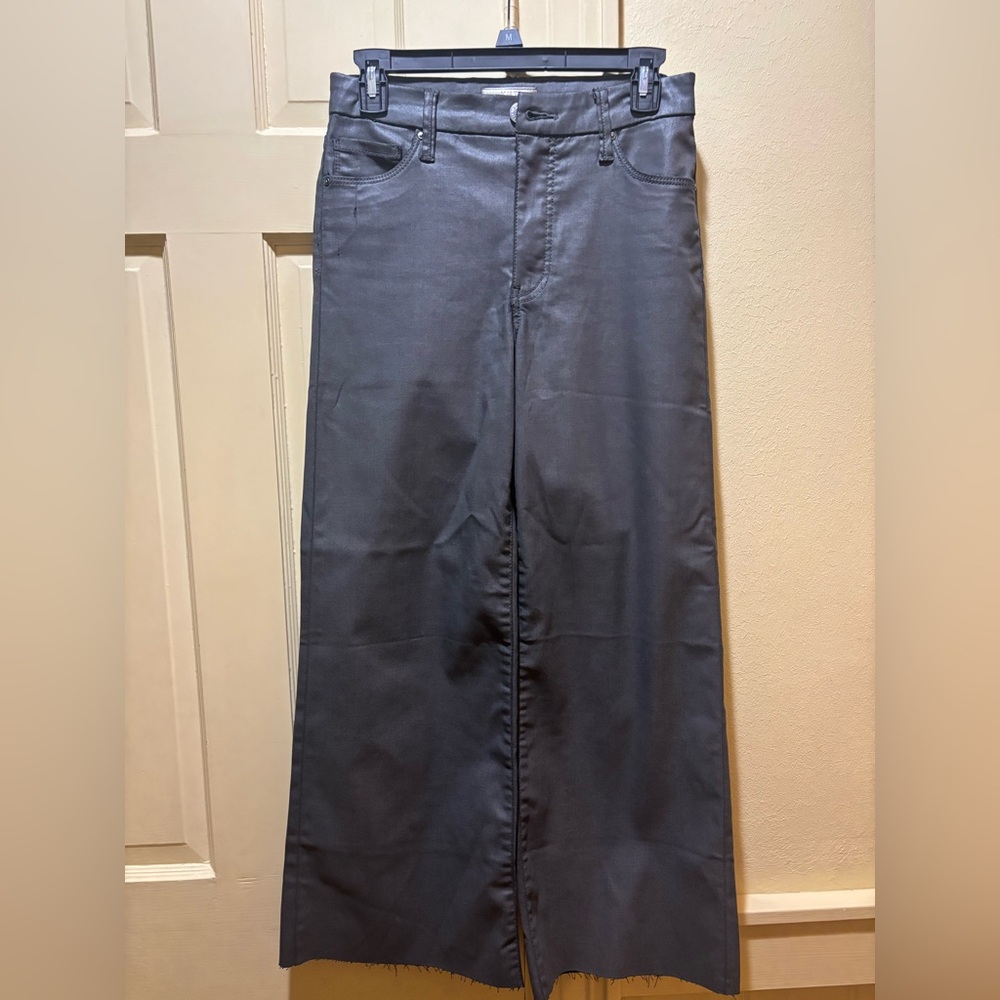 Kut from the Kloth Coated Black/Dark Grey Denim Pants